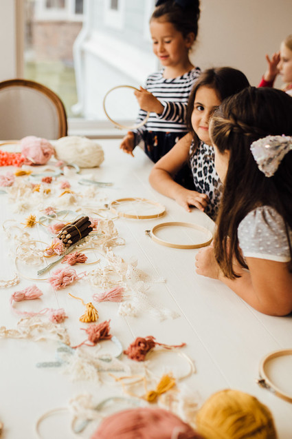 Modern prairie girl birthday party