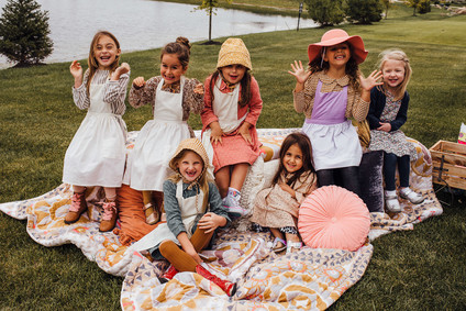 Modern prairie girl birthday party