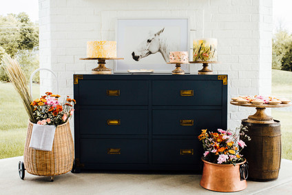 Modern prairie girl birthday party