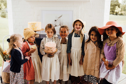 Modern prairie girl birthday party