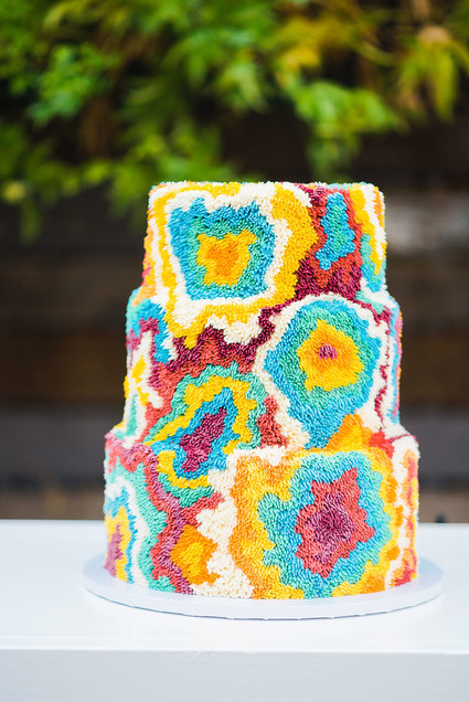 Ultra colorful modern Bat Mitzvah