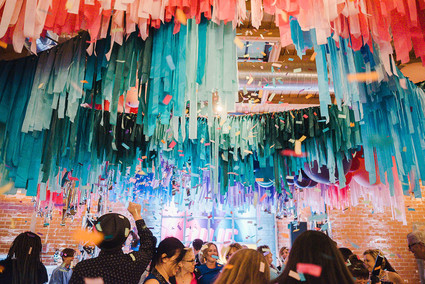 Ultra colorful modern Bat Mitzvah Inspiration