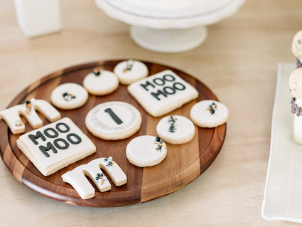 1st birthday party cookie