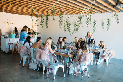 Cozy wintery baby shower at Festoon with Sterling Social