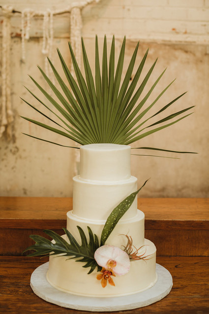 Modern tropical DTLA wedding with designer details at The Millwick