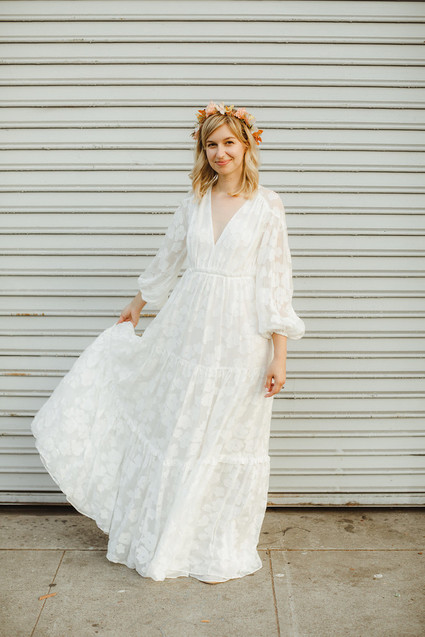 Modern tropical DTLA wedding with designer details at The Millwick