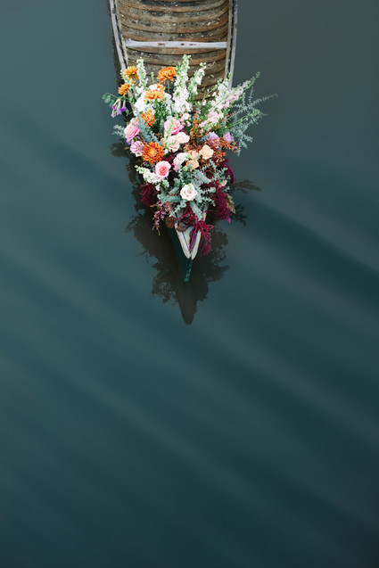 floral canoe