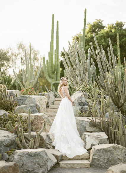 Cactus garden wedding venue in Montecito