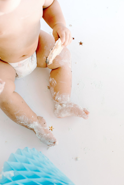 Greatest of All Time (G.O.A.T.) first birthday cake smash session Inspiration