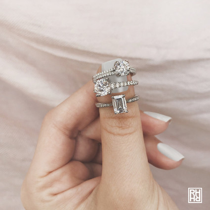 Rockher engagement rings