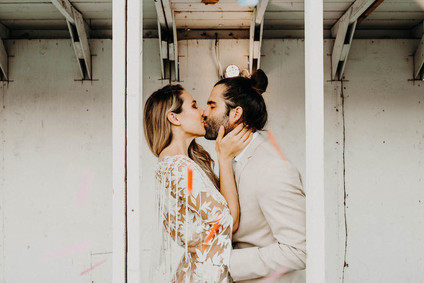 Indie boho city wedding at The Sandbox in San Diego
