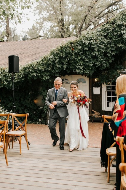The most perfect fall wedding in apple country at Sacred Mountain in Julian, CA