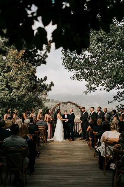 The most perfect fall wedding in apple country at Sacred Mountain in Julian, CA