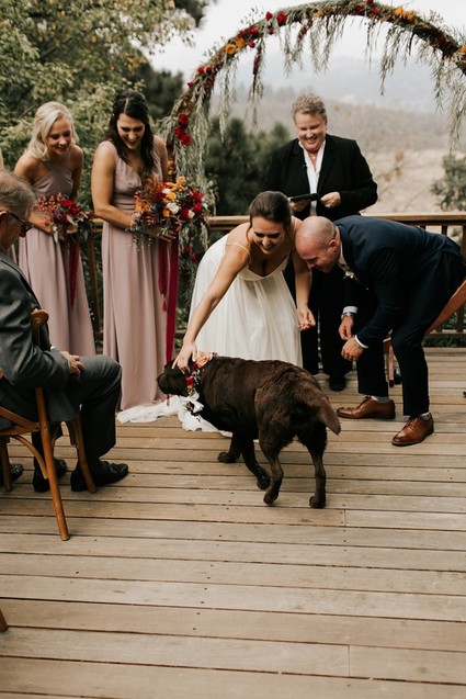 The most perfect fall wedding in apple country at Sacred Mountain in Julian, CA