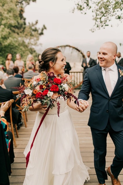 The most perfect fall wedding in apple country at Sacred Mountain in Julian, CA