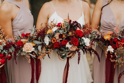 The most perfect fall wedding in apple country at Sacred Mountain in Julian, CA