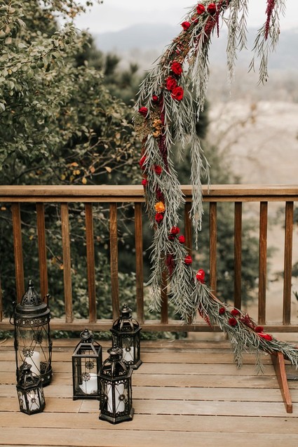 The most perfect fall wedding in apple country at Sacred Mountain in Julian, CA