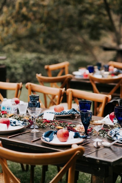 The most perfect fall wedding in apple country at Sacred Mountain in Julian, CA