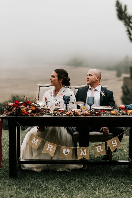 The most perfect fall wedding in apple country at Sacred Mountain in Julian, CA