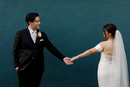 Modern foodie wedding at the Fig House