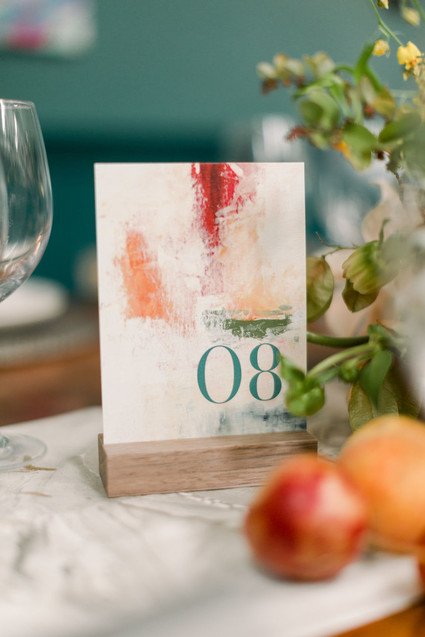 Modern foodie wedding at the Fig House