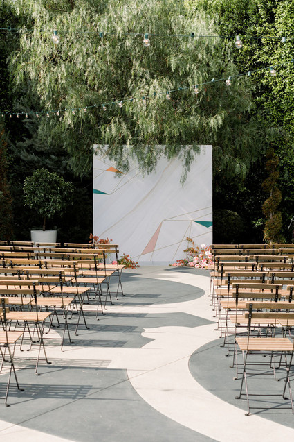 Modern foodie wedding at the Fig House