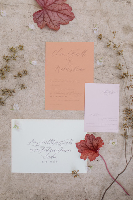 Modern stylish fairytale wedding in a dramatic English garden