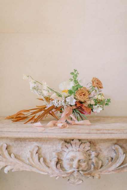 Modern stylish fairytale wedding in a dramatic English garden