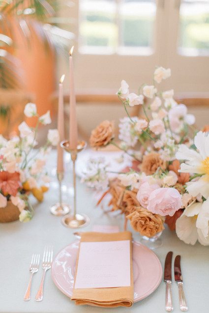 Modern stylish fairytale wedding in a dramatic English garden
