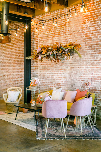 A rainbow Friendsgiving-inspired baby shower Inspiration