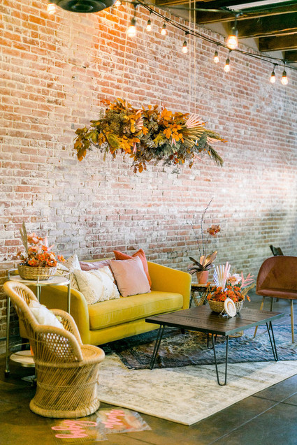 A rainbow Friendsgiving-inspired baby shower