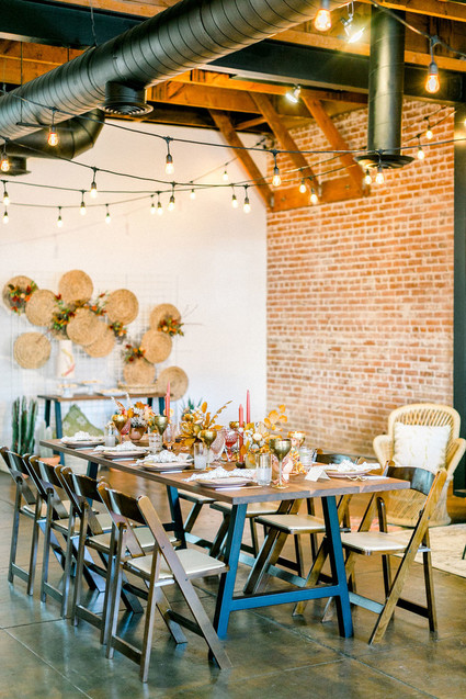 A rainbow Friendsgiving-inspired baby shower