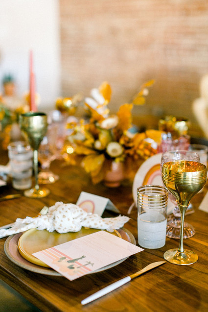 A rainbow Friendsgiving-inspired baby shower Inspiration