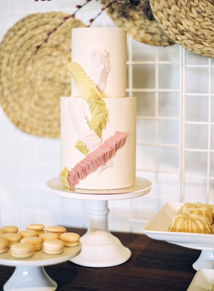 A rainbow Friendsgiving-inspired baby shower