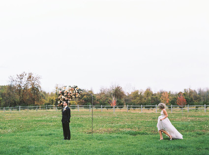 Amazing winter wedding fashion and bridal party style