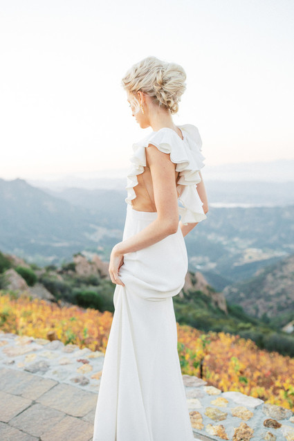 Ochre and mauve sunset elegance at Malibu Rocky Oaks