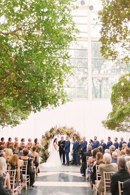 Ultra elegant, festive wedding at The Wintergarden in Rochester, NY