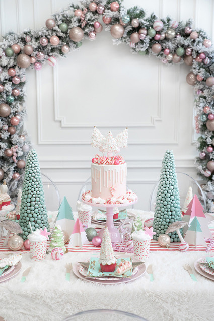 Winter Wonderland kids Christmas party Inspiration
