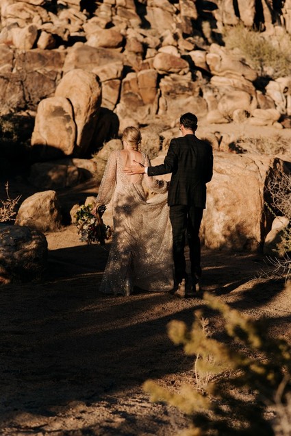 Ultra chic Joshua Tree wedding at Rimrock Ranch on 100 Layer Cake Inspiration