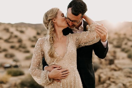 Ultra chic Joshua Tree wedding at Rimrock Ranch on 100 Layer Cake