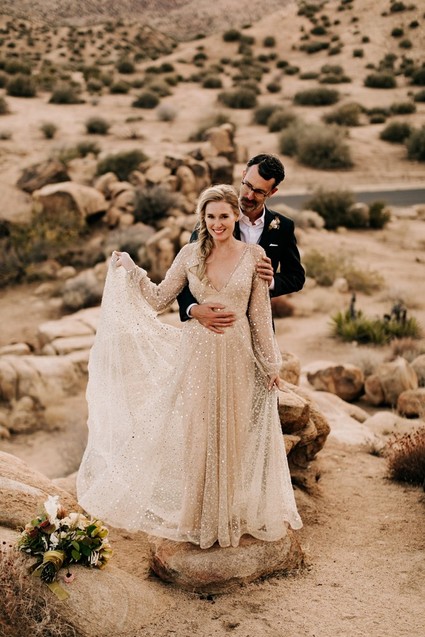 Ultra chic Joshua Tree wedding at Rimrock Ranch on 100 Layer Cake Inspiration
