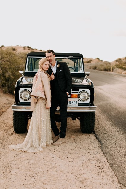 Ultra chic Joshua Tree wedding at Rimrock Ranch on 100 Layer Cake