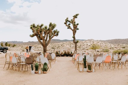 Ultra chic Joshua Tree wedding at Rimrock Ranch on 100 Layer Cake Inspiration
