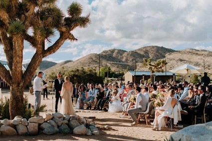 Ultra chic Joshua Tree wedding at Rimrock Ranch on 100 Layer Cake