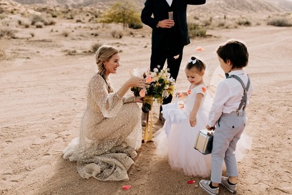 Ultra chic Joshua Tree wedding at Rimrock Ranch on 100 Layer Cake