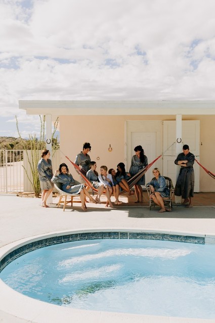 Ultra chic Joshua Tree wedding at Rimrock Ranch on 100 Layer Cake