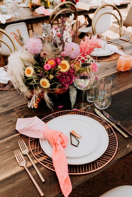 Ultra chic Joshua Tree wedding at Rimrock Ranch on 100 Layer Cake