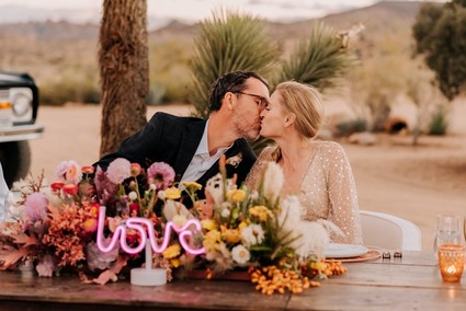 Ultra chic Joshua Tree wedding at Rimrock Ranch on 100 Layer Cake