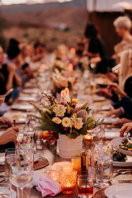 Ultra chic Joshua Tree wedding at Rimrock Ranch on 100 Layer Cake