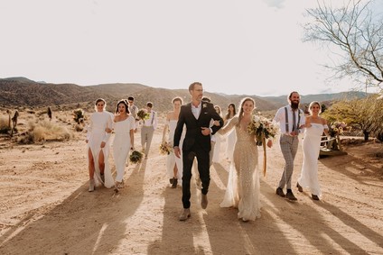 Ultra chic Joshua Tree wedding at Rimrock Ranch on 100 Layer Cake